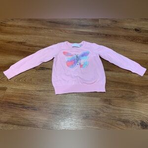 The Children's Place Pink Sweater with Butterfly Design